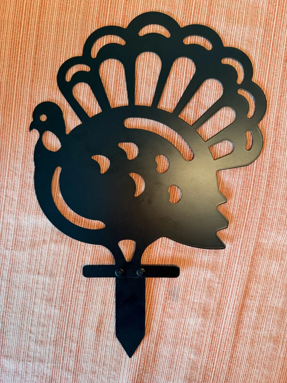 Thanksgiving Garden Stake Set, Rhodes Welding & Metal Works Rust Free.